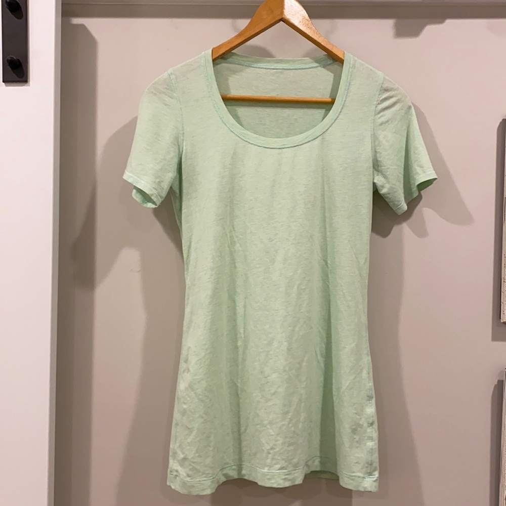 Light Green Lululemon T-shirt